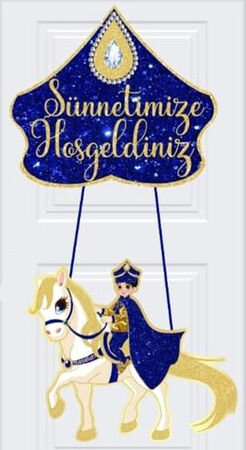 SÜNNET SÜSÜ ATLI SÜNNETİME HOŞGELDİNİZ ALTIN PK:1 