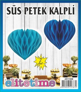 ELITETIME, ACARSÜS, ACAR SÜS, Acar Süs - SÜS PONPON KALPLİ MAVİ PK:2 KL:720