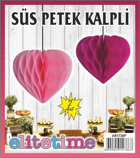 ELITETIME, ACARSÜS, ACAR SÜS, Acar Süs - SÜS PONPON KALPLİ PEMBE PK:2 KL:720