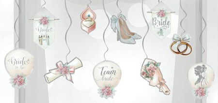 SÜS SARKIT BRIDE TO BE 10 LU SET GÜMÜŞ PK:10
