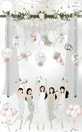 SÜS SARKIT BRIDE TO BE 10 LU SET GÜMÜŞ PK:10