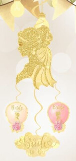 SÜS SARKIT BRIDE TO BE 4 LÜ SET ALTIN PK:4 KL:300 - Thumbnail