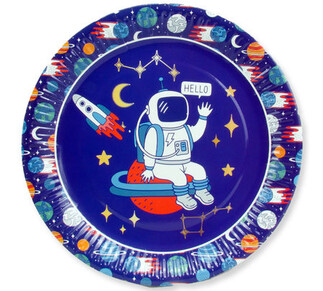 ACARSÜS, ACAR SÜS, Acar Süs - TABAK ASTRONOT UZAYDA KARTON 23 CM PK:8 KL:24