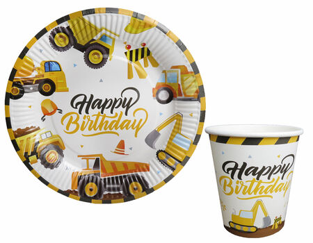 TABAK İNŞAAT HAPPY BIRHDAY 23 CM PK:8 KL:300