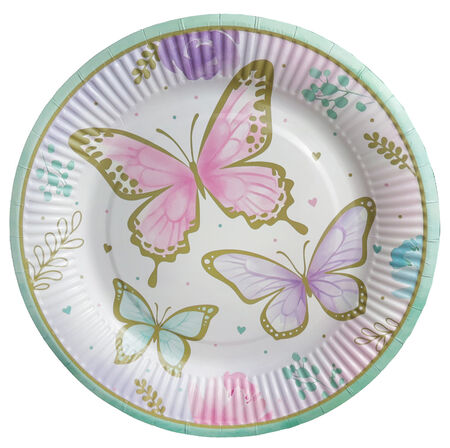 TABAK KELEBEKLER KARTON 300 GR 23CM PK:8