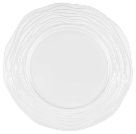 TABAK KRİSTAL MİKA 26 CM BEYAZ PK:6 KL:24