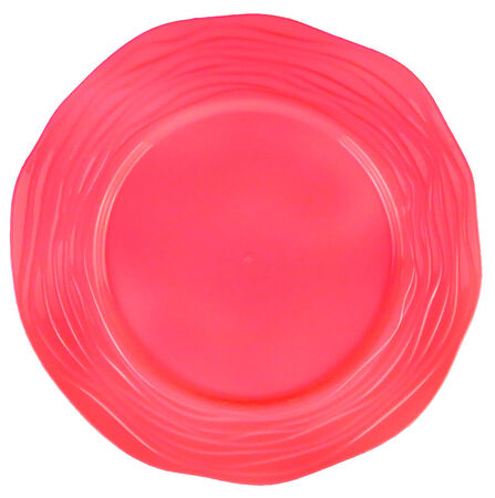 TABAK KRİSTAL MİKA 26 CM KIRMIZI PK:6 KL:24