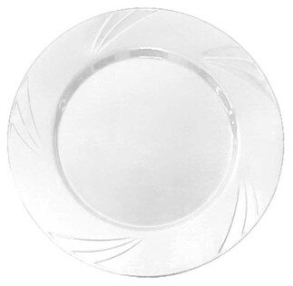ACARSÜS, ACAR SÜS, Acar Süs - TABAK KRİSTAL MİKA 26 CM PARLAK ŞEFFAF PK:6 KL:24