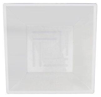 ACARSÜS, ACAR SÜS, Acar Süs - TABAK KRİSTAL MİKA KARE 21 CM ŞEFFAF PK:6 KL:30