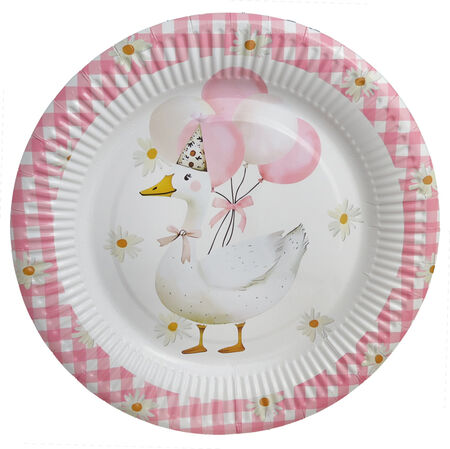 TABAK KUĞ,KAZ,ÖRNEK KARTON 300 GR 23 CM PK:8