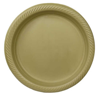 ACARSÜS, ACAR SÜS, Acar Süs - TABAK POLİPROPİLEN 22 CM ALTIN PK:25 KL:40