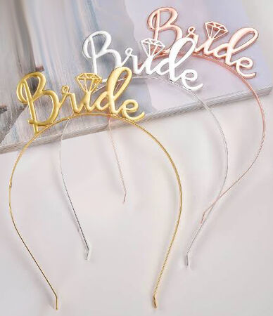 TAÇ METAL BRIDE PIRLANTALI GÜMÜŞ PK:1 KL:250