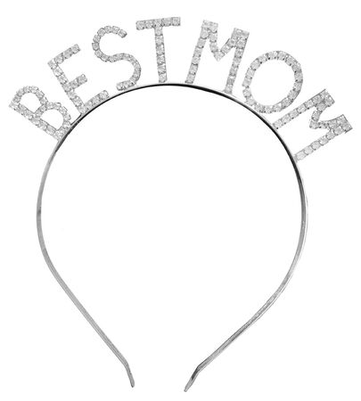 TAÇ METAL TAŞLI BEST MOM GÜMÜŞ PK:1 KL:250