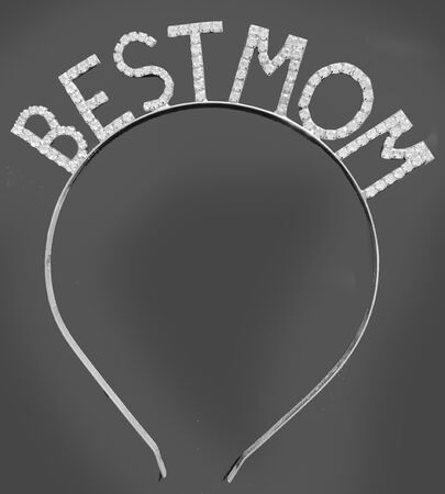 TAÇ METAL TAŞLI BEST MOM GÜMÜŞ PK:1 KL:250