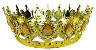 ELITETIME, ACARSÜS, ACAR SÜS, Acar Süs - TAÇ PLASTİK ALTIN PASTA SÜSÜ TAŞLI ALTIN PK:1