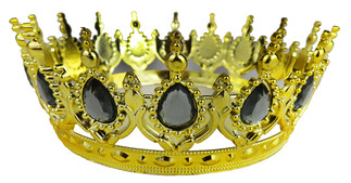 ELITETIME, ACARSÜS, ACAR SÜS, Acar Süs - TAÇ PLASTİK ALTIN PASTA SÜSÜ TAŞLI GÜMÜŞ PK:1